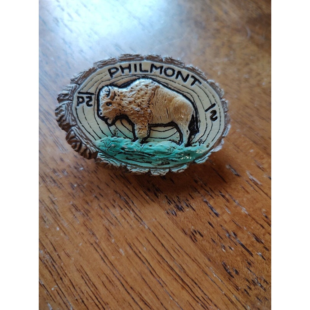 Boy Scouts- Philmont High Adventure - Buffalo ceramic neckerchief slide